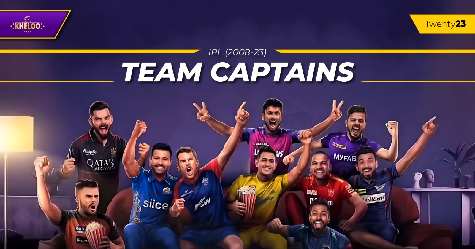 IPL Captains from 20082023 Kheloo