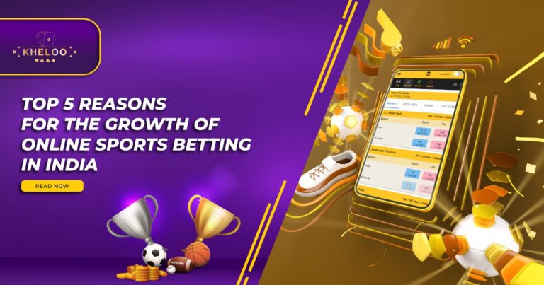 Top 5 Reasons for the growth of online sports betting in India
