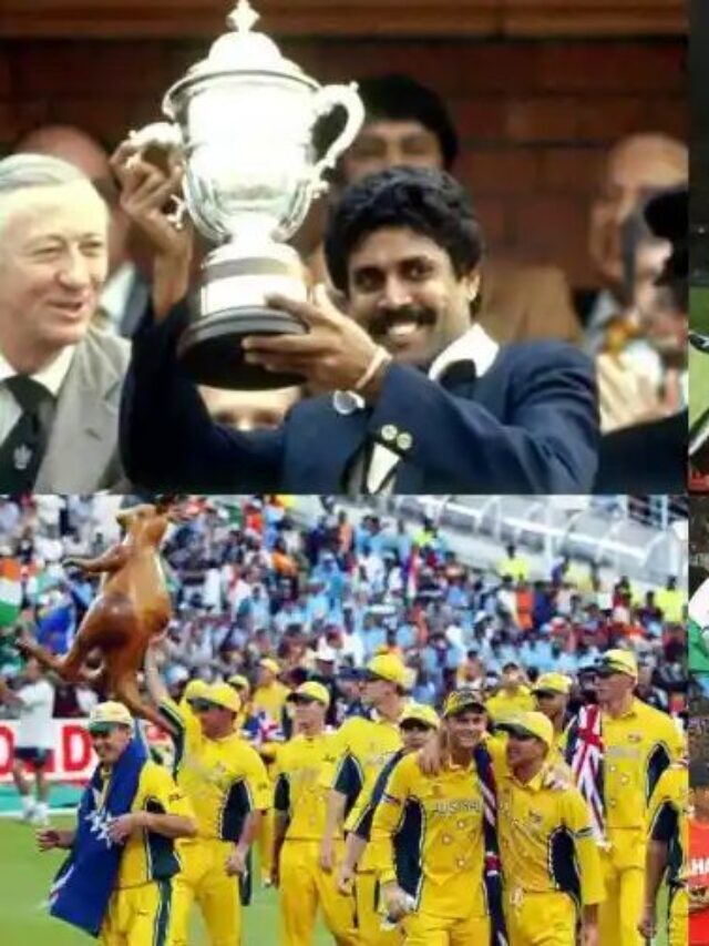 ODI Cricket World Cup Winners