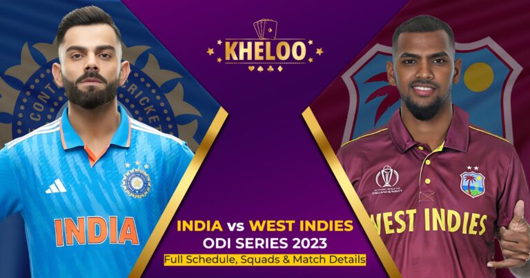 India vs West Indies ODI Series 2023 Full Schedule, Squads, and Match Details
