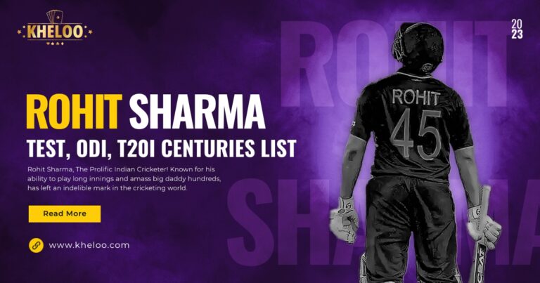 Rohit Sharma Test, ODI, T20I Centuries List
