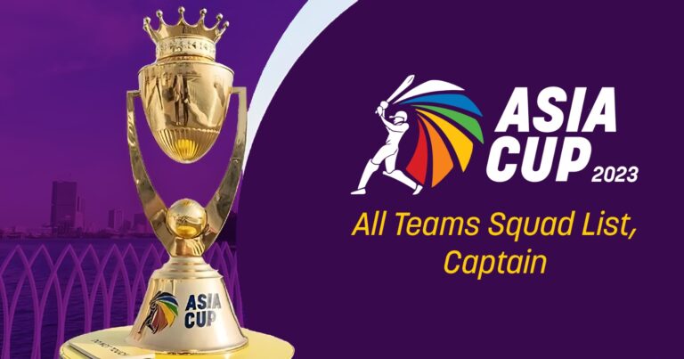 Asia Cup 2023 All Teams Squad List, Captain