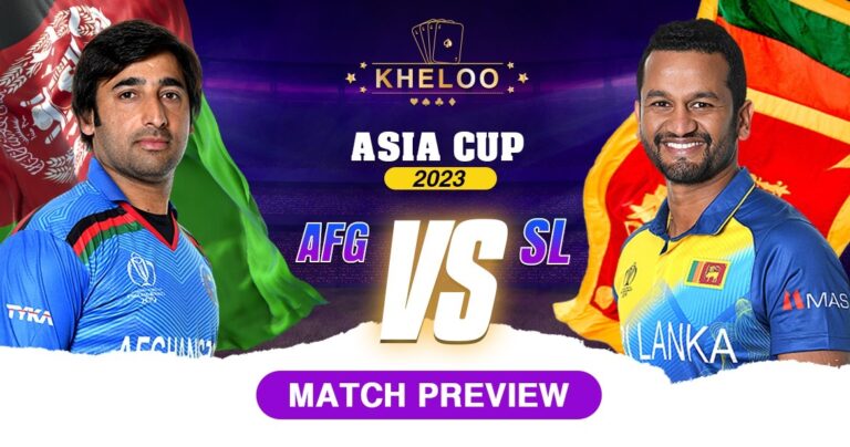 Asia Cup 2023 Afghanistan vs. Sri Lanka