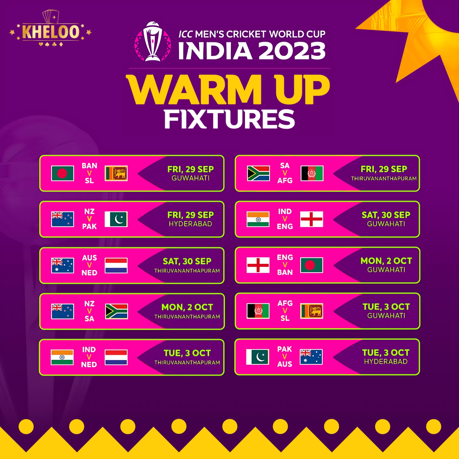 icc-world-cup-2023-warm-up-schedule-unveiled-in-india-kheloo