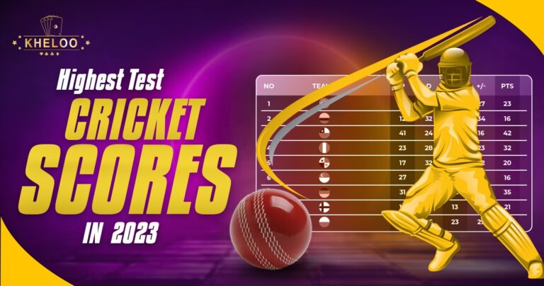 Test Cricket Scores in 2023