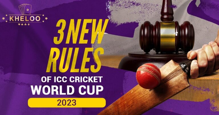 3 New Rules of ICC Cricket World Cup 2023
