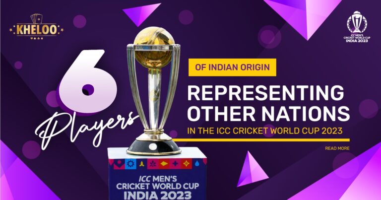 6 Players of Indian Origin Representing Other Nations in the ICC Cricket World Cup 2023