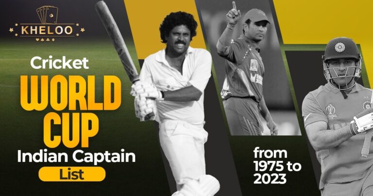 Cricket World Cup Indian Captain List From 1975 To 2023 Rohit Sharma