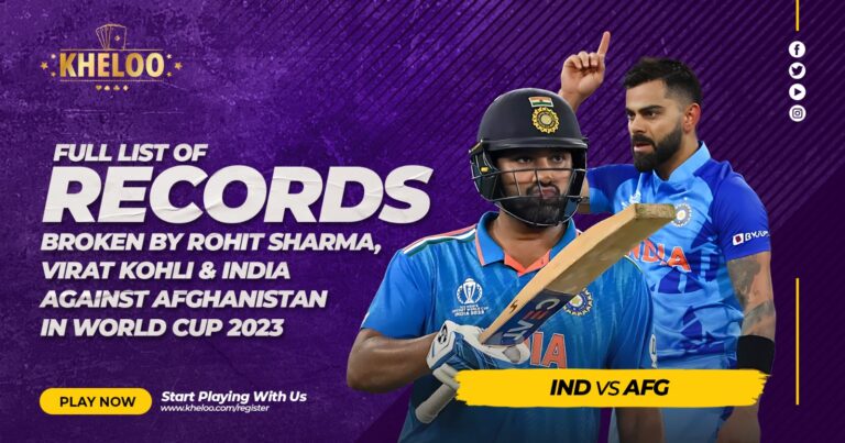 Full List of Records Broken by Rohit Sharma, Virat Kohli and India against Afghanistan