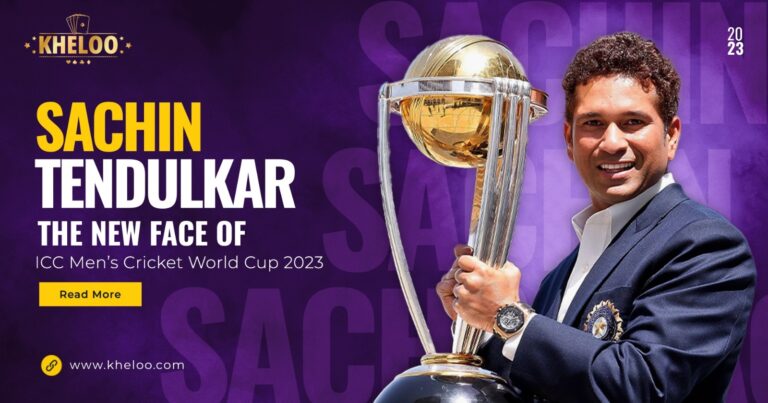 Sachin Tendulkar The New Face of ICC Men’s Cricket World Cup 2023