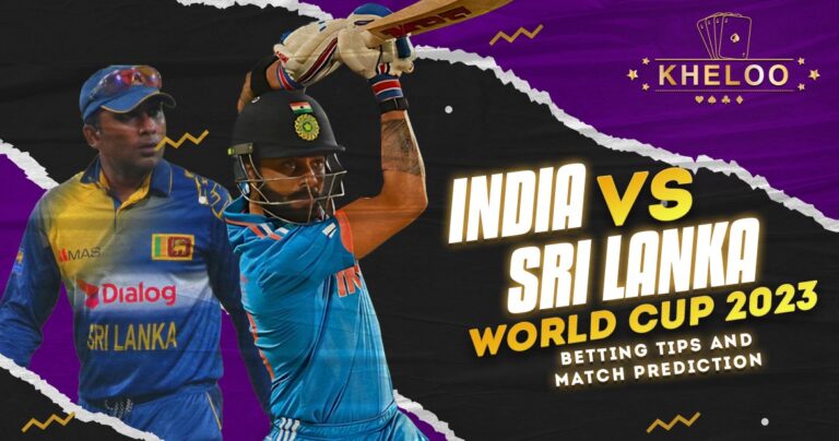 World Cup 2023 India vs Sri Lanka Betting Odds
