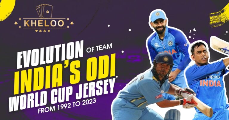 Evolution of Team India’s ODI World Cup Jersey from 1992 to 2023