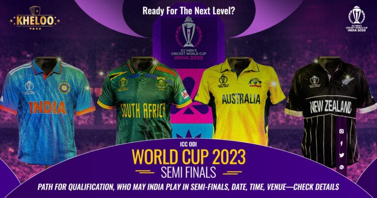 ICC ODI World Cup 2023 Semi-Final Path for Qualification