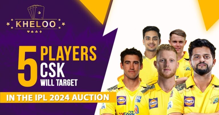 5 Players CSK will target in the IPL 2024 Auction