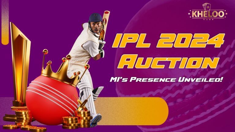 IPL 2024 Auction MI’s Presence Unveiled!
