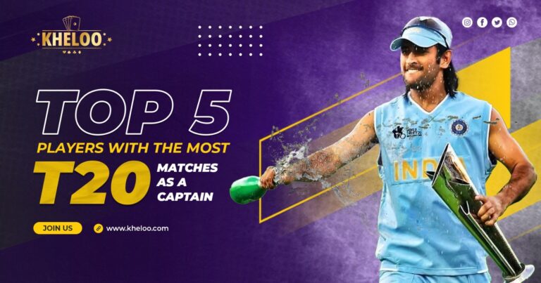 Top 5 Players with the Most T20 Matches as Captain