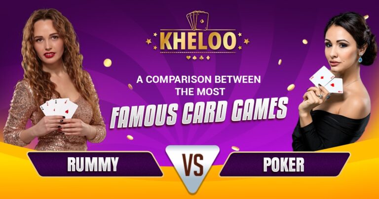Rummy vs Poker A Comparison Between the Most Famous Card Games