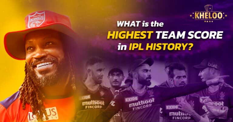 What is the Highest Team Score in IPL History