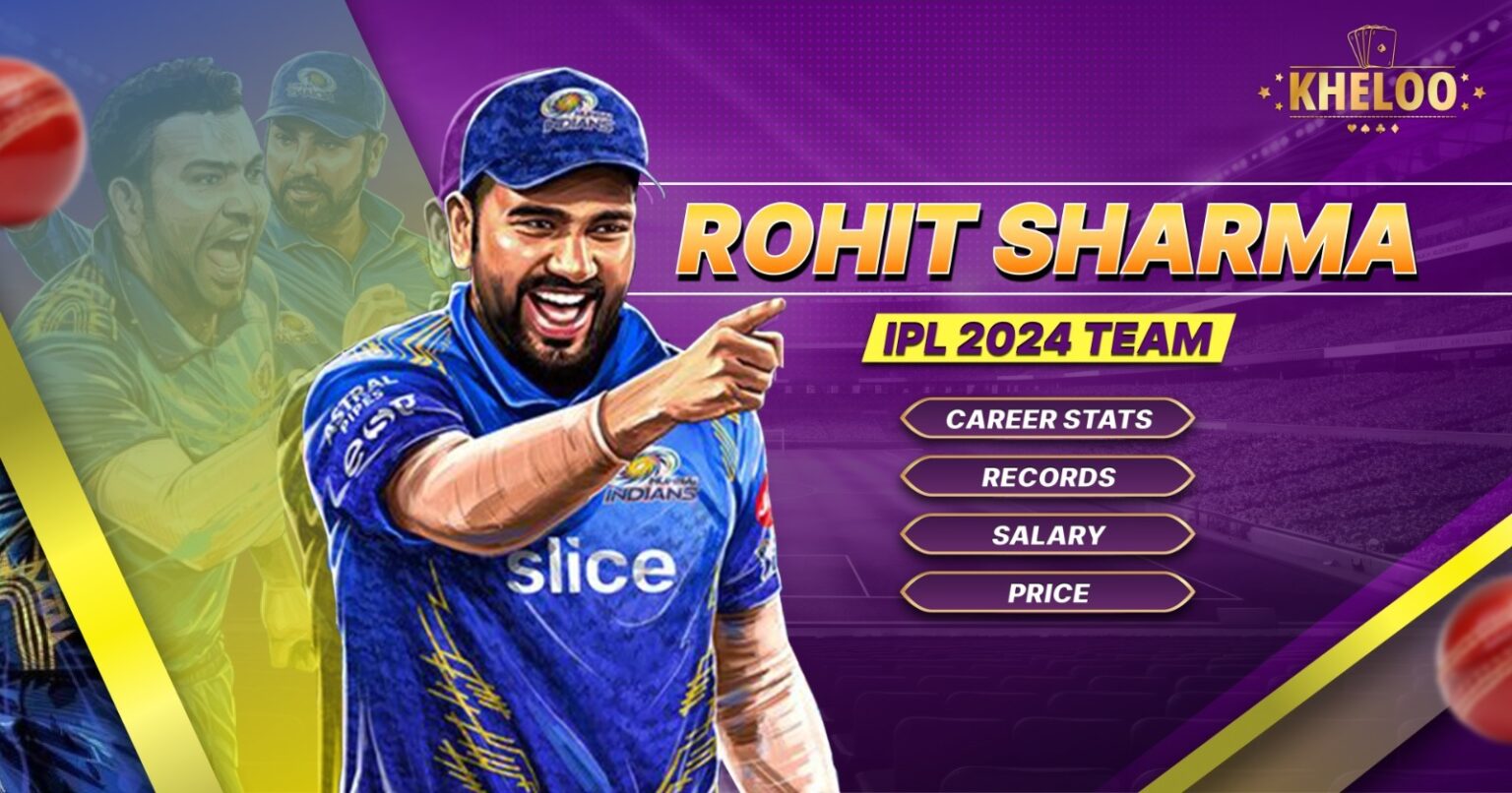 Rohit Sharma IPL 2024 Team, Price, Salary, Career Stats & Records - Kheloo