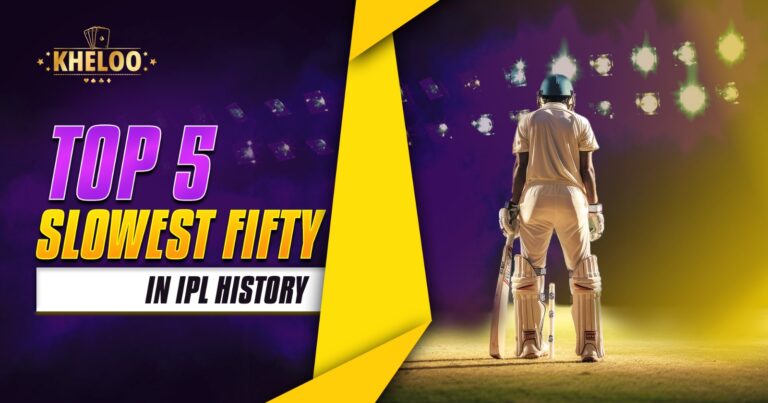 Top 5 Slowest Fifty in IPL History