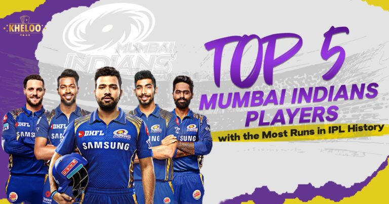 Top 5 Mumbai Indians Players with the Most Runs