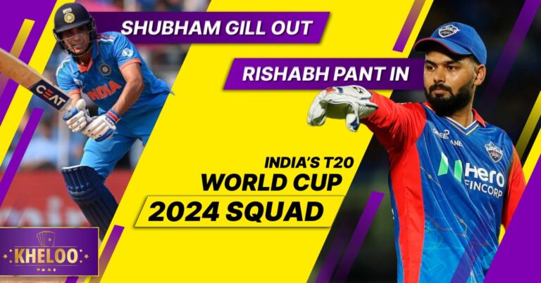India’s T20 WC 2024 Squad Rishabh Pant included, Shubman Gill excluded