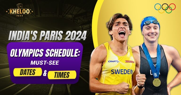 India’s Paris 2024 Olympics Schedule